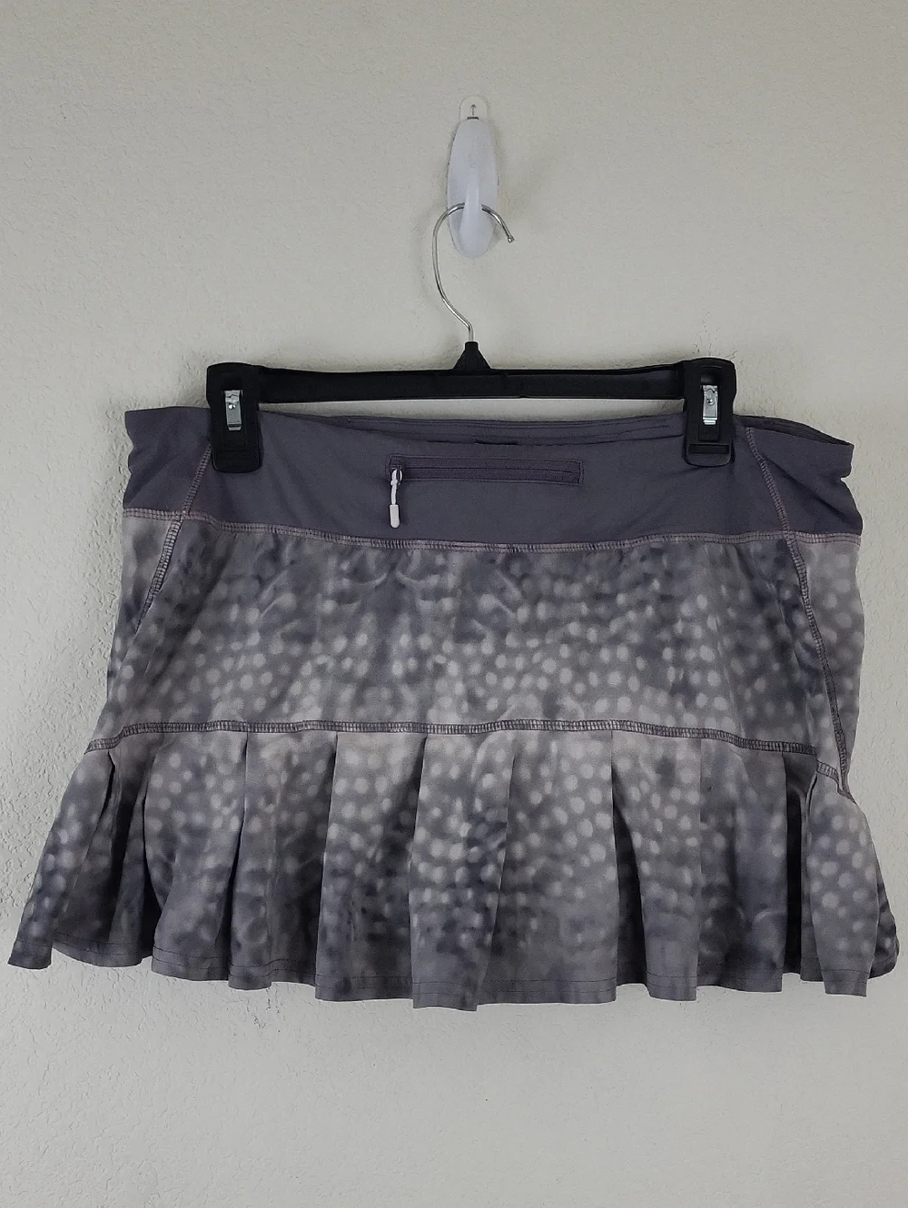 Lululemon Run Speed Skirt Snowy Owl Gray Size 10